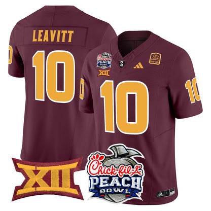 Men's Arizona State Sun Devils 2025 Peach Bowl Vapor Limited Jersey - All Stitched