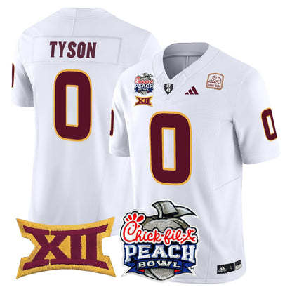 Men's Arizona State Sun Devils 2025 Peach Bowl Vapor Limited Jersey - All Stitched