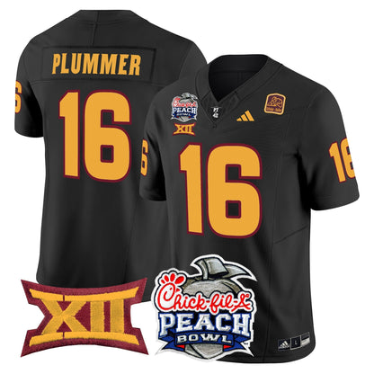 Men's Arizona State Sun Devils 2025 Peach Bowl Vapor Limited Jersey - All Stitched