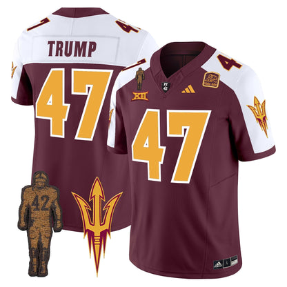 Men's Arizona State Sun Devils 2024 Pat Tillman Honoring Patch Vapor Limited Jersey - All Stitched