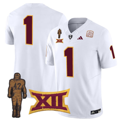 Men's Arizona State Sun Devils 2024 Pat Tillman Honoring Patch Vapor Limited Jersey - All Stitched