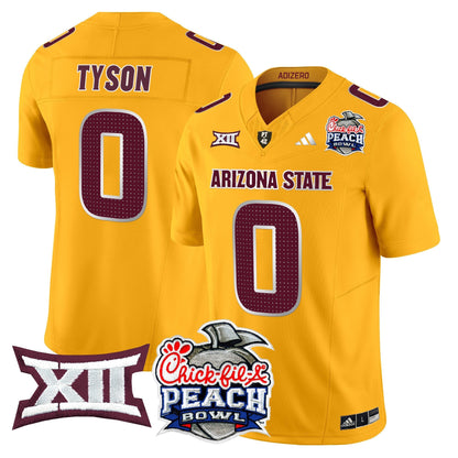 Men's Arizona State Sun Devils 2025 Peach Bowl Vapor Limited Jersey - All Stitched