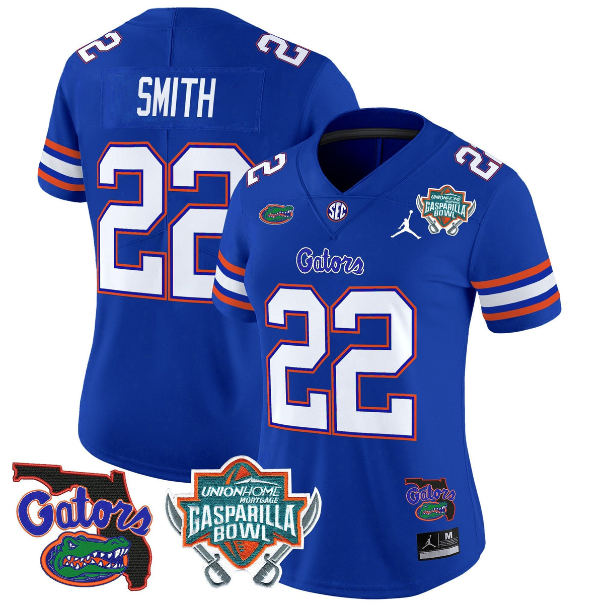 Women's Florida Gators 2025 Gasparilla Bowl Patch Vapor Limited Jersey - All Stitched