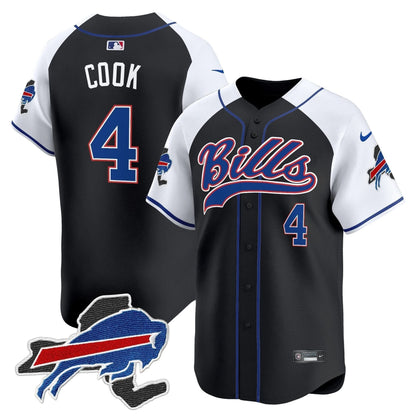 Buffalo Bills 2024 New York Patch Vapor Baseball Jersey - All Stitched