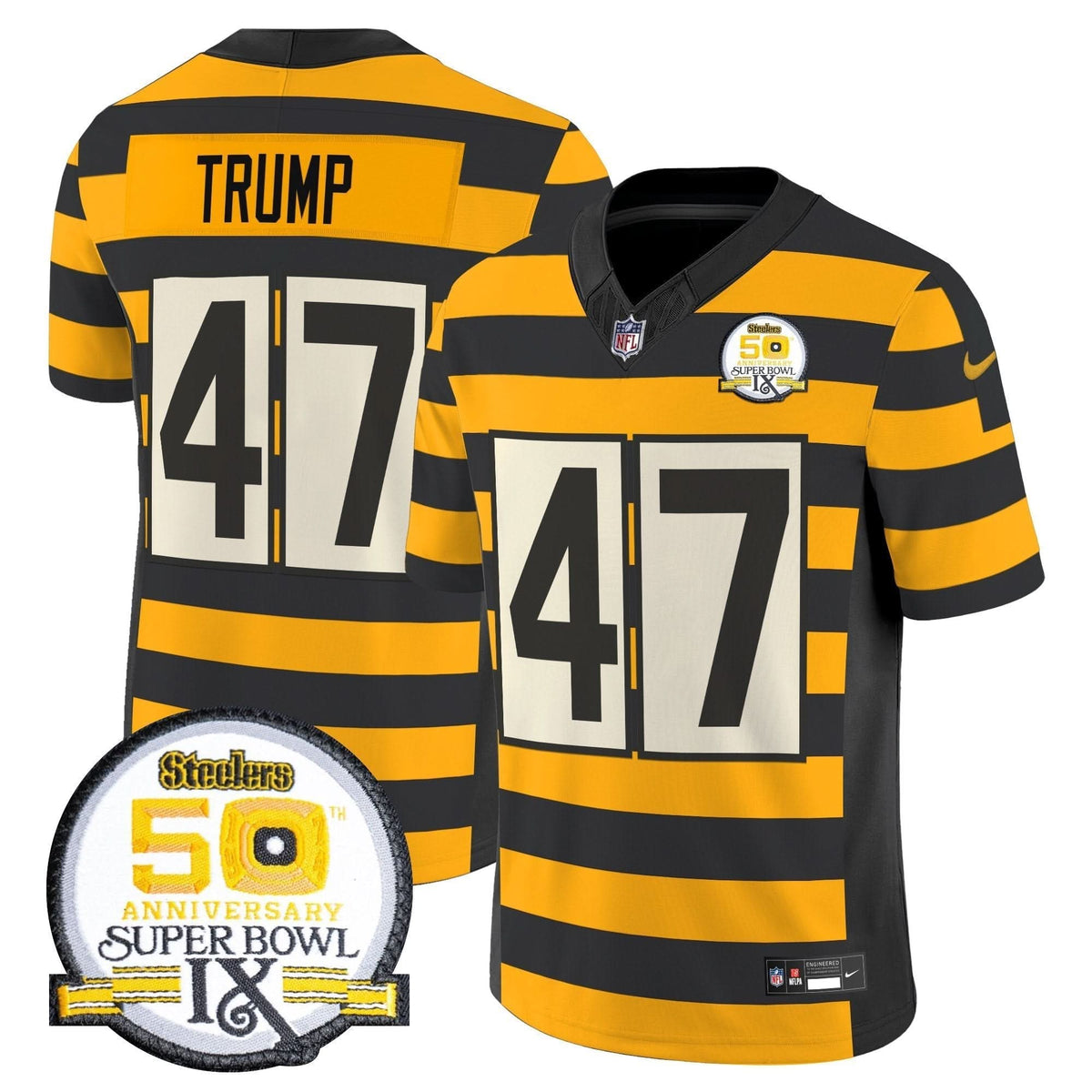 Pittsburgh Steelers Throwback 2024 Vapor Limited Jersey - All Stitched