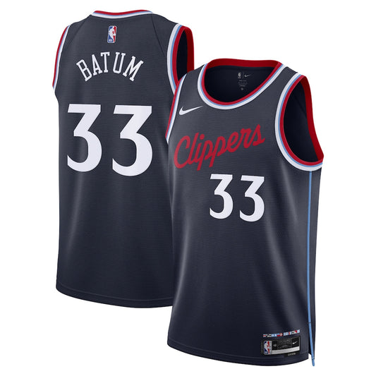 La Clippers Icon Edition Swingman Jersey Black Nicolas Batum Unisex | RTJ13097