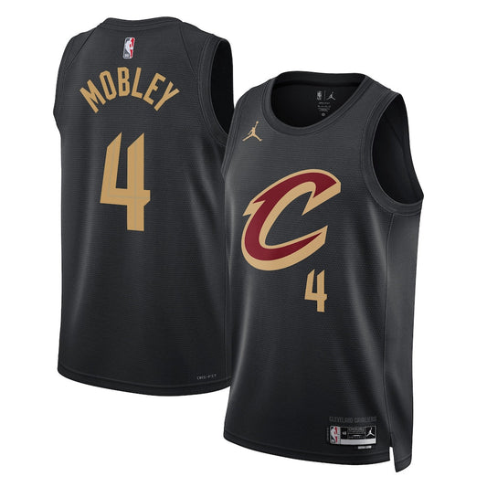 Cleveland Cavaliers Jordan Statement Edition Swingman Jersey Black Evan Mobley Unisex | Stitched Jersey RTJS 12100