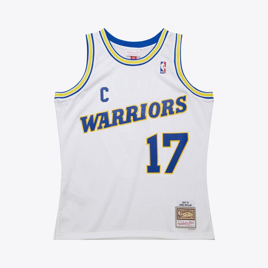 Golden State Warriors Swingman Jersey 1990 Chris Mullin | Stitched Jersey RTJS 12096