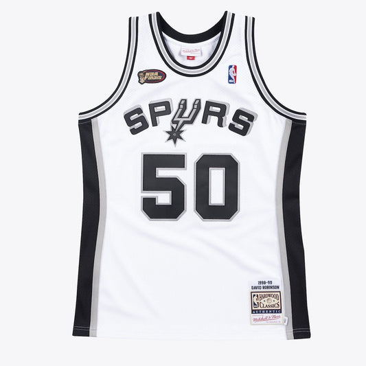 San Antonio Spurs Jersey Home Finals David Robinson 1998 99 | Stitched Jersey RTJS 12051